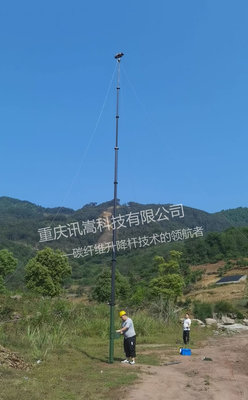 15米手动碳纤维升降杆